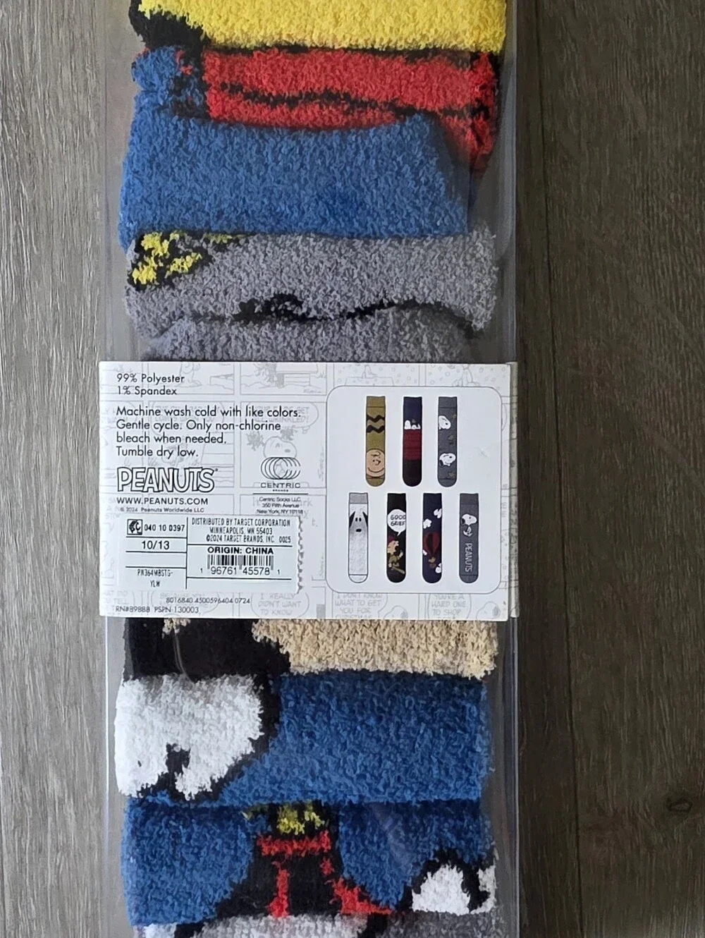 NWT Peanuts Character Socks 7 Pairs